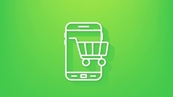 Shopping set icon for web design. E commerce. Discount coupon. Business icon. Price tag. Motion graphics. — Stock Video