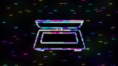 Ölçek simgesi. Bir kase dolusu terazi. Terazi burcu izole. Hareket grafikleri.