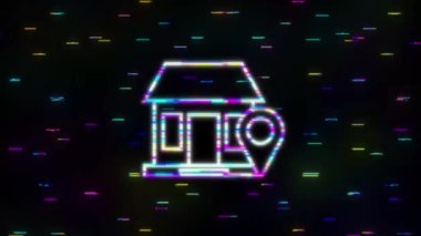 Web tasarımı için seyahat simgesini ayarla. İş ikonu. Hareket grafikleri.