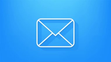 Web simgesi seti. İş için. E- posta simgesi. Görüntülü konuşma. Hareket grafikleri.