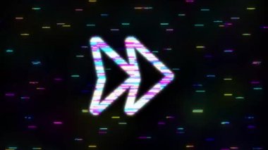 Animasyon - modern ok arızası arka planı. Hareket grafikleri.