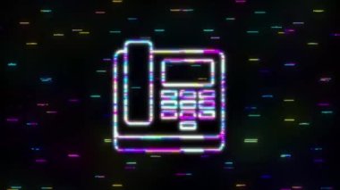 Elektrikli araç ikonu şarj ediyor. Ev ücreti. Elektrikli araba. Hareket grafikleri.