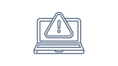 Mesaj dizüstü bilgisayarına haber verin. Tehlike hatası uyarıları, dizüstü bilgisayar virüsü sorunu veya güvensiz mesajlaşma sorunları bildirimleri. Hareket grafikleri.