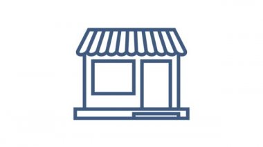 Web tasarımı için alışveriş seti simgesi. E ticaret. İndirim kuponu. İş ikonu. Fiyat etiketi Hareket grafikleri.