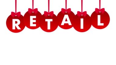 Perakende satış sembolü. Hareket grafikleri.