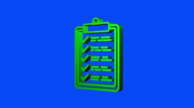 Çevrimiçi araştırma, kontrol listesi, anket ikonu. Geribildirim işi. Hareket grafikleri.