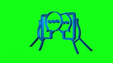 Akıllı telefon ekranında Sohbet Mesajı Bubbles. Sosyal ağ. Mesajlaşma.