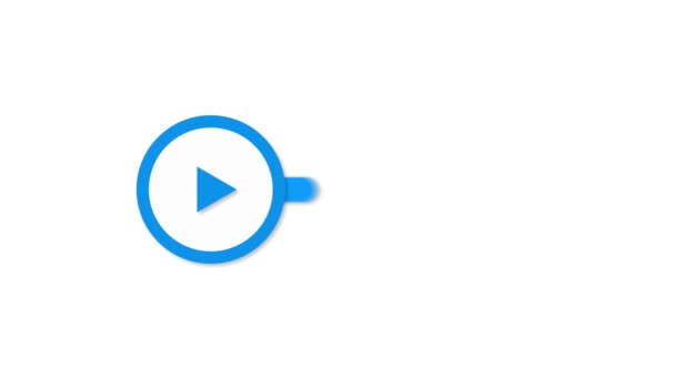 Жива кнопка Вебінар, значок. Графіка руху . — стокове відео