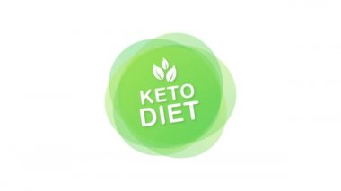 Ketogenik diyet işareti. Keto diyeti. Hareket grafikleri.
