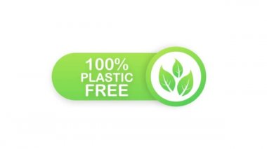 Plastiksiz yeşil simge rozeti. Bpa plastiksiz kimyasal iz. Hareket grafikleri.