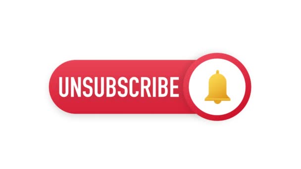 Subscribe button icon. Business concept subscribe pictogram. Motion graphics. — Stock Video