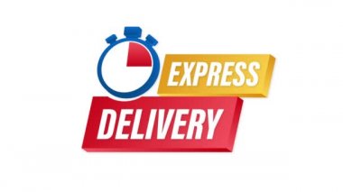 Ekspres teslimat servisi. Kronometreyle hızlı teslimat emri. Hareket grafikleri.