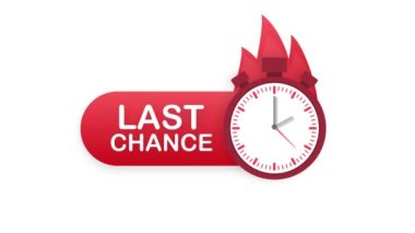 Son şans ve son dakika teklifi. Saat tabelasıyla birlikte. Hareket grafikleri.