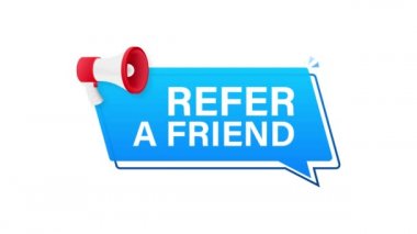 El ele megafon, bir arkadaşa yönlendir. Hareket grafikleri