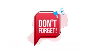 Unutma, megafonla. Hareket grafikleri