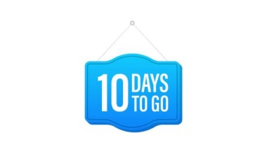 Erkek eli megafon tutuyor ve konuşma baloncuğu 10 gün sonra başlıyor. Hareket grafikleri