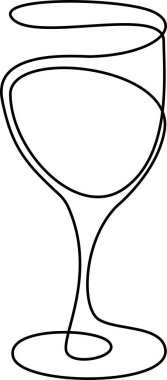 Bir kadeh şarap kesintisiz.