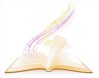 Açık müzik kitap notları ile