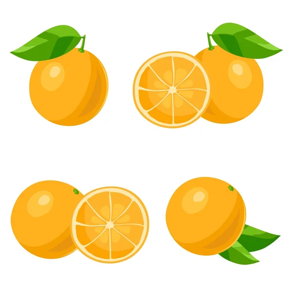 Naranja. Vector — Vector de stock