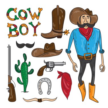 Vahşi Batı vektör toplama