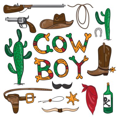 Vahşi Batı vektör toplama