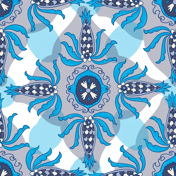 Patrón árabe textil de moda . — Vector de stock