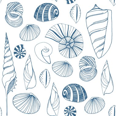 Yavaşça deniz kabuklarını vektör