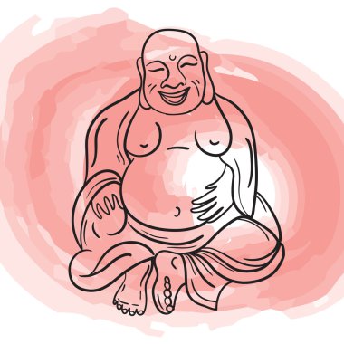 Buda, dilek yerine getiren gülüyor