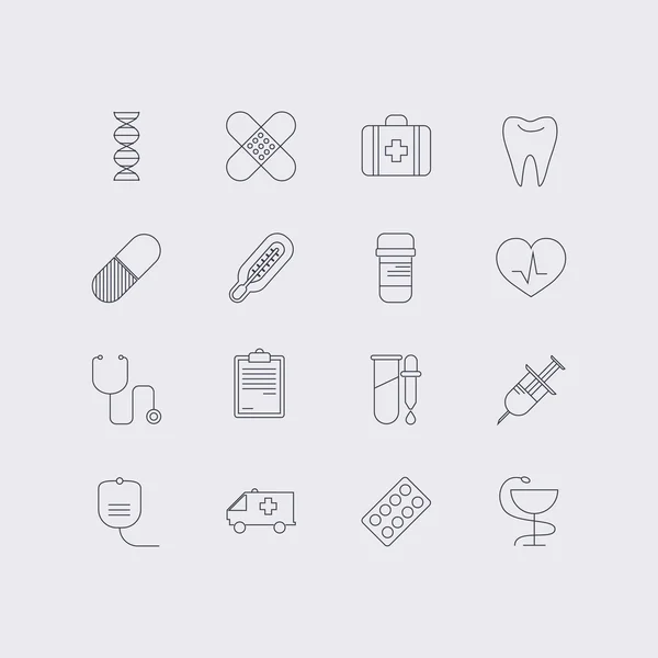 医药、 卫生、 医院的元素 — 图库矢量图片