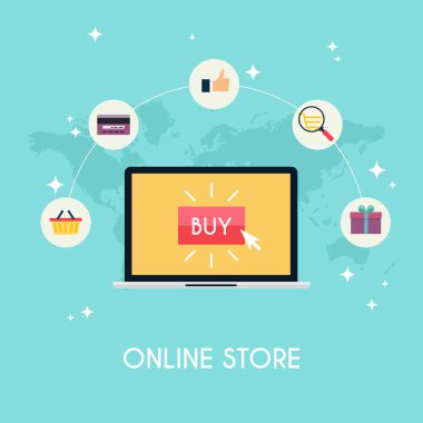 E-ticaret Infographic kavramı