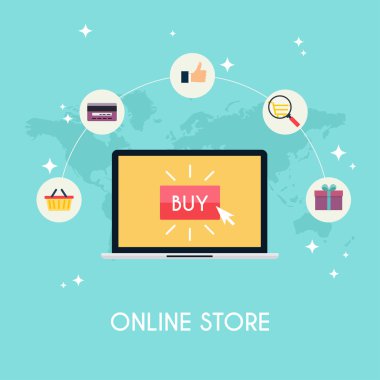 E-commerce Infographic concept