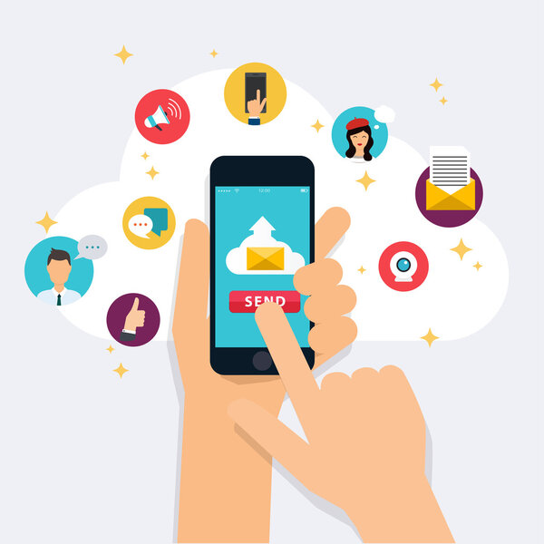 Набор икон социальных сетей