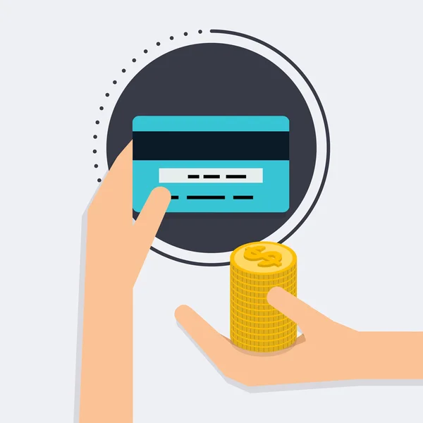 Online payment methods — Stock Vector
