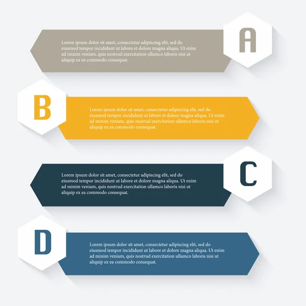 Gráficos de información para sus presentaciones de negocios — Vector de stock