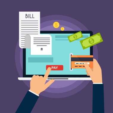 Online ve mobil ödemeler kavramı