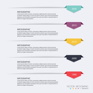 Infographic şablonları iş için