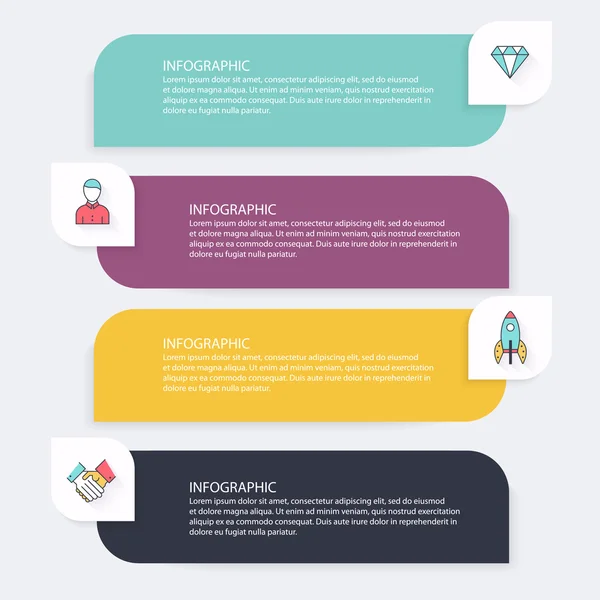 Infographic πρότυπα για τις επιχειρήσεις — Διανυσματικό Αρχείο