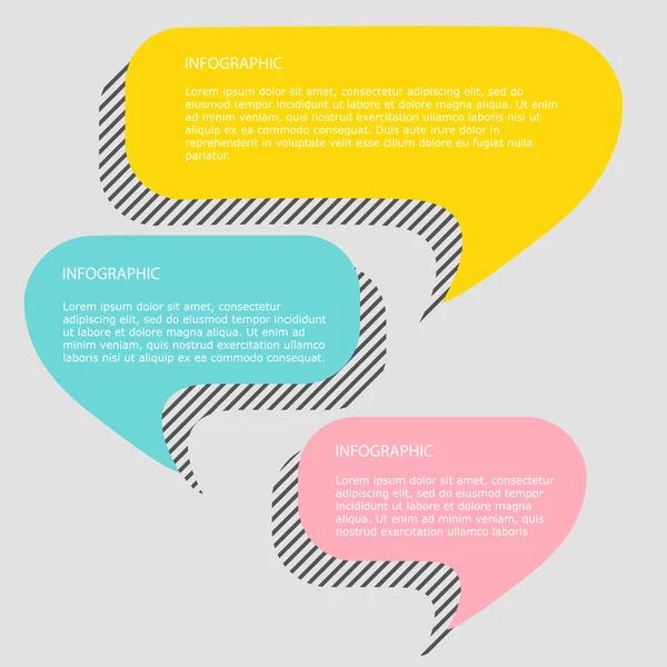 renkli trendy infographics 
