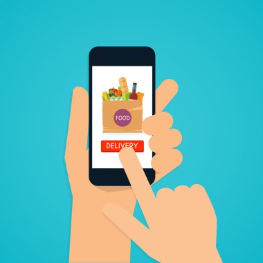 Gıda teslim app kavramı