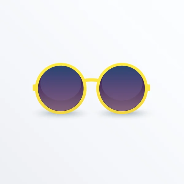 Icône de lunettes de soleil mode — Image vectorielle