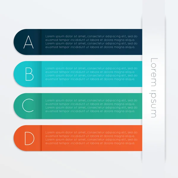 Infographie numérique 3D abstraite — Image vectorielle