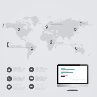UI Infographics öğeleri