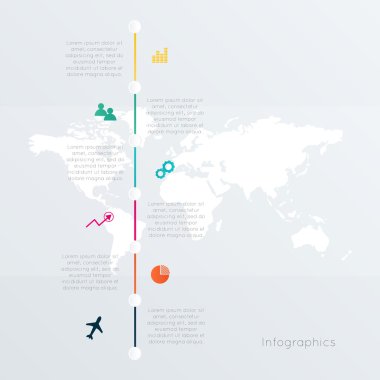 soyut 3d dijital Infographic