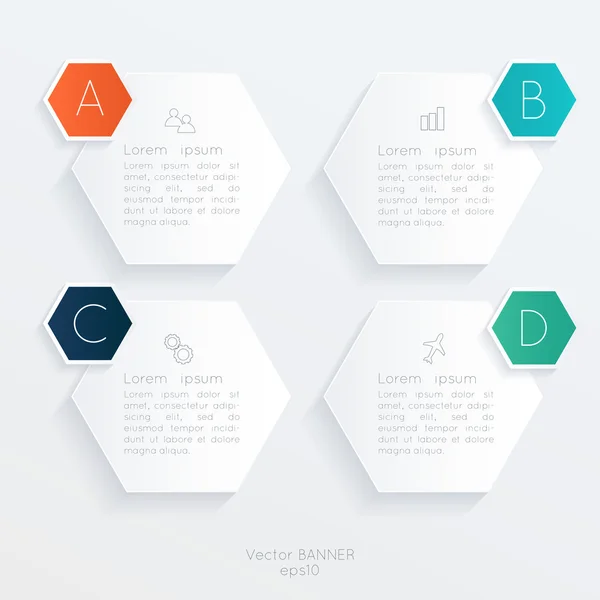 Infografía digital 3D abstracta — Archivo Imágenes Vectoriales