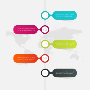 minimal infographics tasarım.