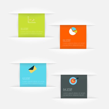 iş infographics simgeler