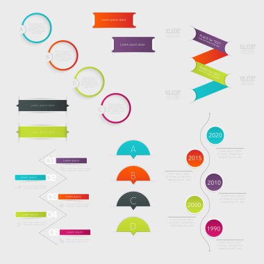 İş bilgi grafik şablonu ile kutsal kişilerin resmi