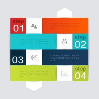 İş bilgi grafik şablonu ile kutsal kişilerin resmi