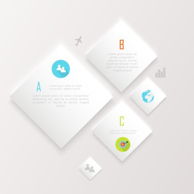 Soyut dijital Infographic