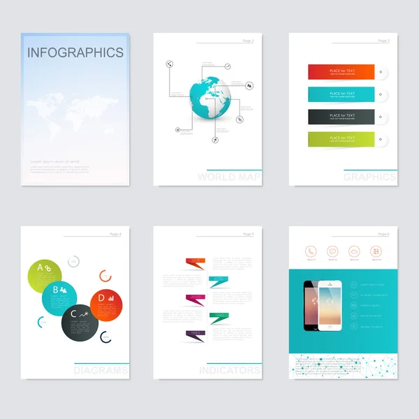 Set von Elementen der Infografik — Stockvektor